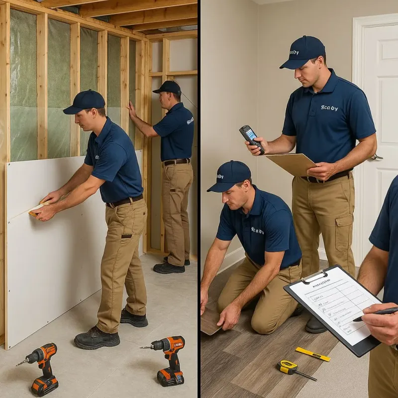 Repairs and Reconstruction process in West Gate, VA